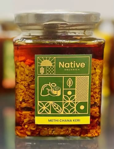 Native Organica Pickle - Methi Chana Keri (Chana Methi Keri) 250 gms