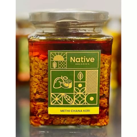 Native Organica Pickle - Methi Chana Keri (Chana Methi Keri) 250 gms