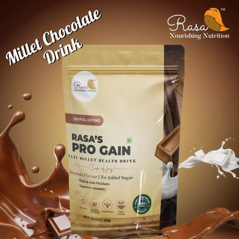 Rasa's Pro Gain- Multimillet Chocolate Health Drink 300 gms