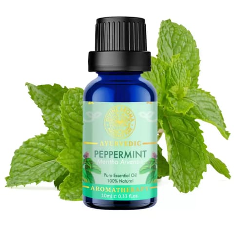 Divine Aroma Peppermint 100% PURE & Natural Essential Oil, Cooling & Refresh 10 ml