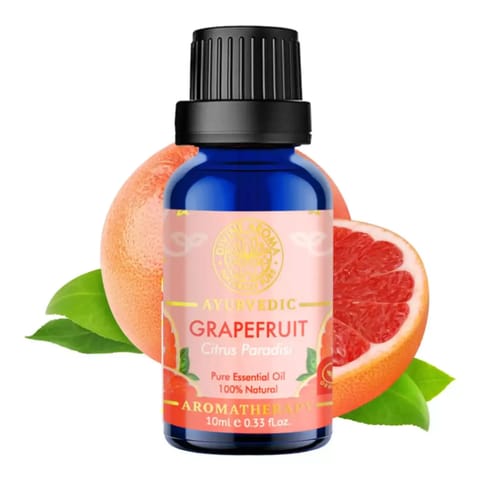 Divine Aroma Grapefruit 100% PURE & Natural Essential Oil For Blemishes &  Hair Health 10ml