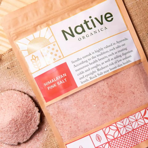 Native Organica Organic Himalayan Pink Salt 1000 gms