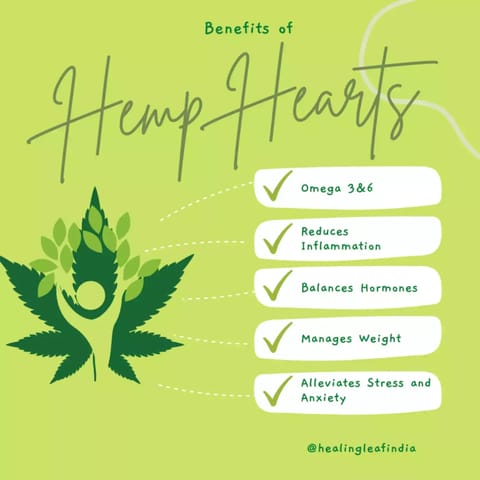 Healing Leaf  Hemp Heart 250 gms