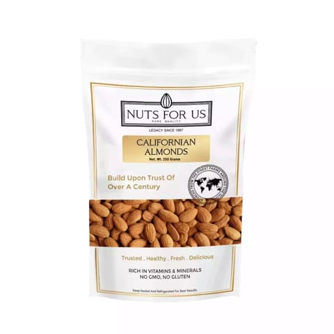 Nuts For Us Californian Almonds 250gm