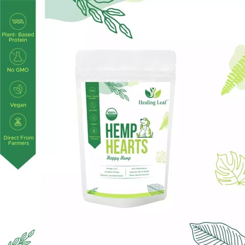 Healing Leaf Hemp Hearts for Pets 100 gms