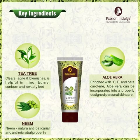 Passion Indulge Aloe Tree Cleanse for Anti Acne | Sensitive Skin | Natural