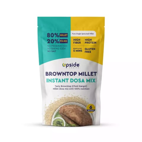 Upside Health - Instant Dosa Mix - Browntop Millets (pack of 2) 400gm