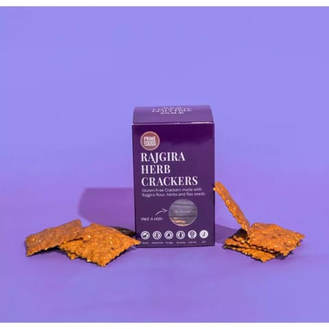Prime Foods Rajgira Herb Crackers 80 gms
