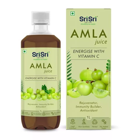 Sri Sri Tattva Amla Juice - No Added Sugar, 1000 ml