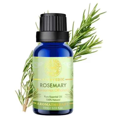 Divine Aroma Rosemary 100% PURE & Natural Essential Oil For Skin & Hair Care, Improve Memory 10 ml