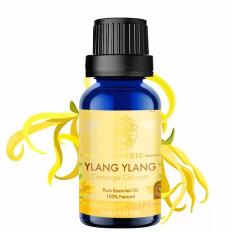 Divine Aroma Ylang Ylnag 100% PURE & Natural Essential Oil For  Skin & Hair Care, 10 ml