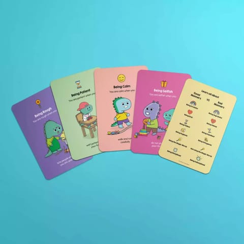 Dinostaury - Manners Time Flashcards