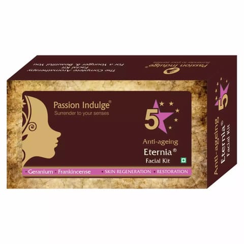 Eternia 5 Star Facial Kit | Anti Aging | Anti Wrinkle | All Skin Type (2+1)