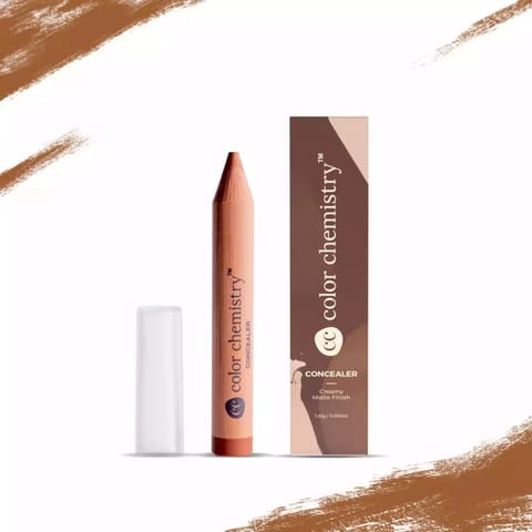 Color Chemistry Cream Concealer, Matte Finish, Lightweight, Buildable Coverage - Prairie  CO05