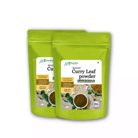 Haritha Foods Spiced Curry Leaf Powder  (Pack of 2, Each 100 gms)
