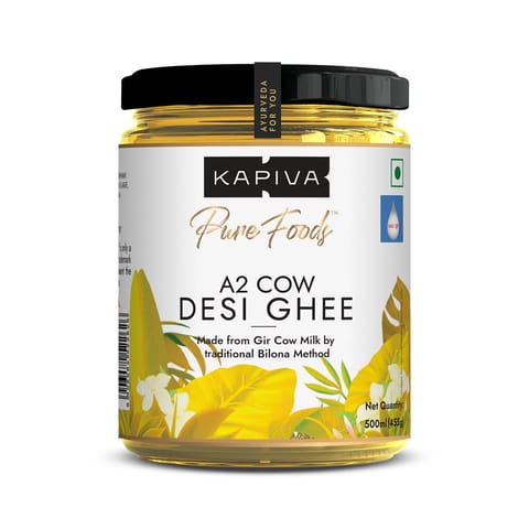 Kapiva A2 Cow Desi Ghee (500 ml)