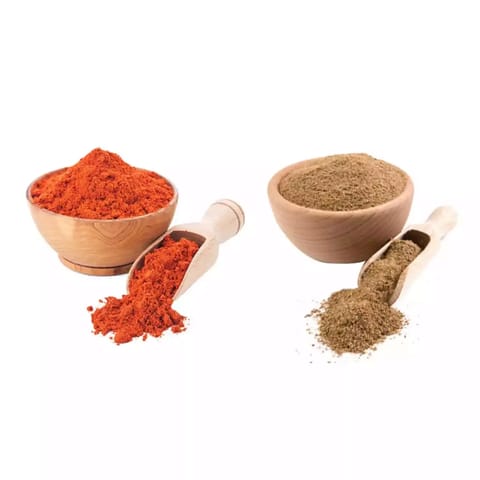 Marigold Spice Company All Natural Red Guntur Chili Powder (1Kg) & Garam Masala Powder(100gm)