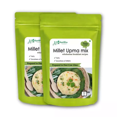 Haritha Foods Millet Upma Mix (Pack of 2, Each 200 gms)