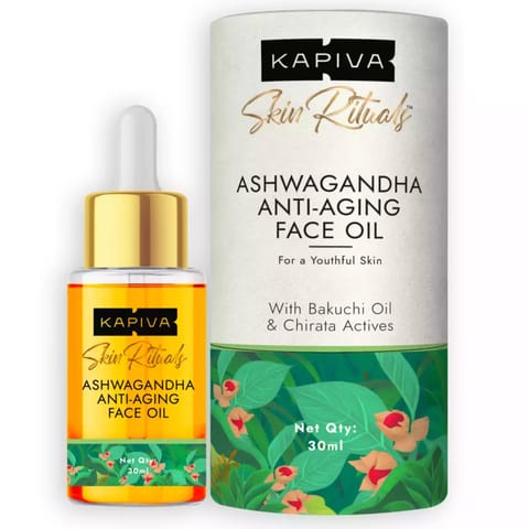Kapiva Ashwagandha Anti-Aging Face Oil 30ml