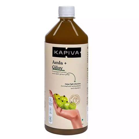 Kapiva Amla + Giloy Juice 1 Ltr