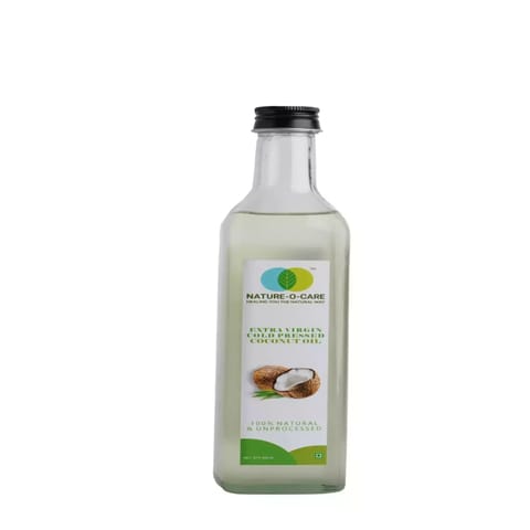 Nature-O-Care Extra Virgin Cold Pressed Coconut Oil, 250ml (100% Natural and Unprocessed)