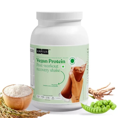 Kapiva Vegan Protein - Chocolate 1 Kg