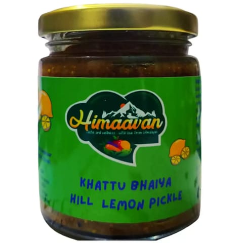 Himaavan Khattu Bhaiya - Hill lemon pickle (175 gms)