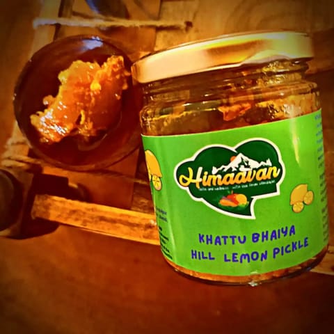 Himaavan Khattu Bhaiya - Hill lemon pickle (175 gms)