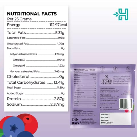 Health Horizons Plant Protein Bites | Cocoa, Orange & Berries Flavor | 4.7gms protein per bite