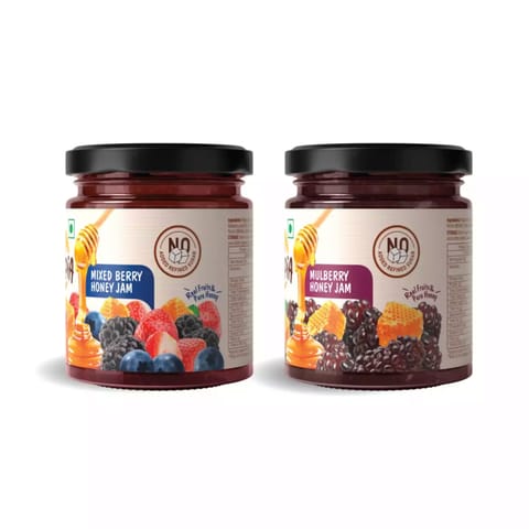 Eatopia Mixed Berry & Mulberry Honey Jam (Combo) 480g