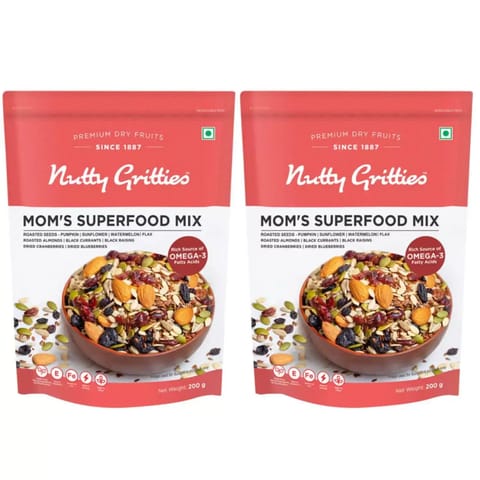 Nutty Gritties Mom's Superfood Mix - 200g (Pack of 2)