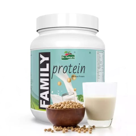 Dr. Patkar?s Family Protein Isolated Soya Protein 100% Vegetarian Unflavoured (600gms)