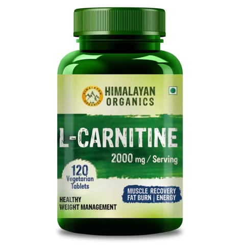 Himalayan Organic L Carnitine 2000 Mg | Weight Management |120 Capsules
