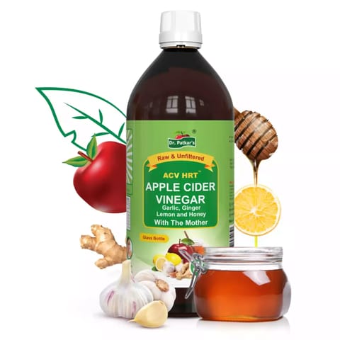 Dr. Patkar's Apple Cider Vinegar with Ginger, Garlic, Lemon & Honey 500ml