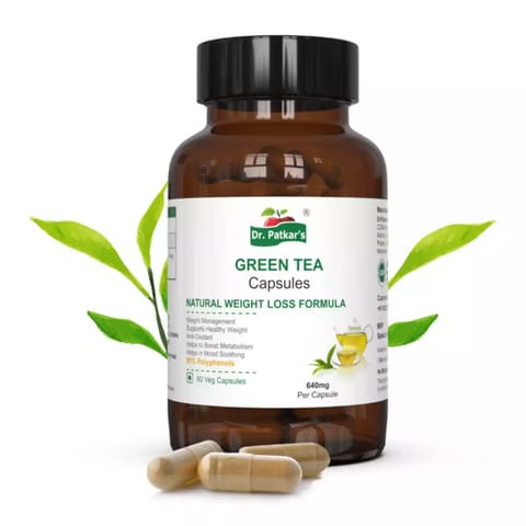 Dr. Patkar?s Green Tea Veg Capsules (60 Capsules)