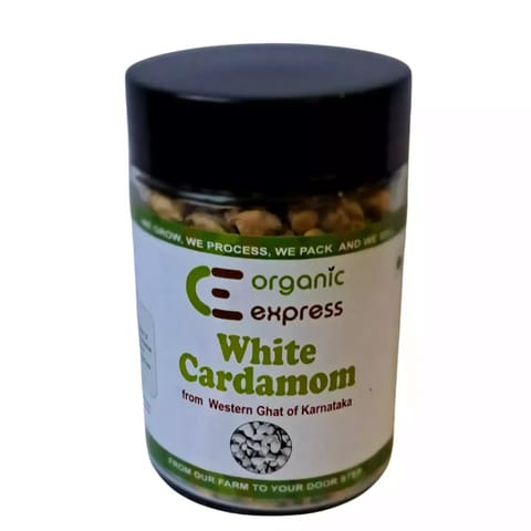 Organic Express White Cardamom Elite Aroma Elaichi (200 gms)
