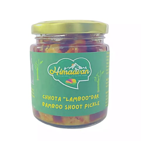 Himaavan Chhota Lamboodar - Bamboo shoot pickles  (175 gms)