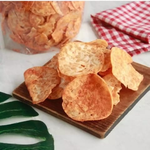 Tempeh Chennai|High Protein Tempeh Chips( CHEDDAR CHEESE FLAVOUR ) Soybean|Tempeh (Soybean) Fresh ,