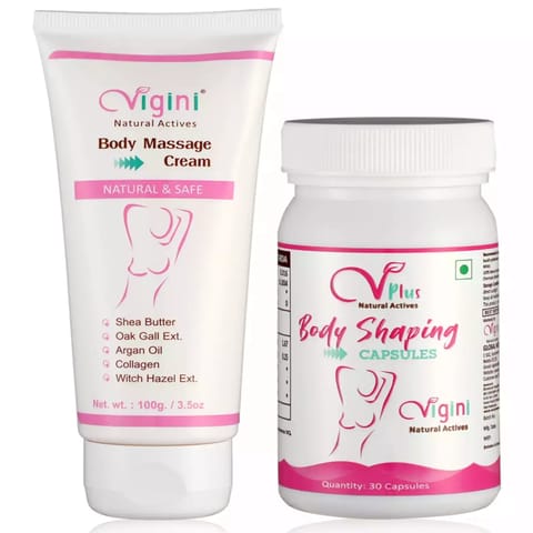 Vigini Breast Bust Bigger Enlargement Enhancement Tightening Cream Gel Boobs Capsule Med Tabs