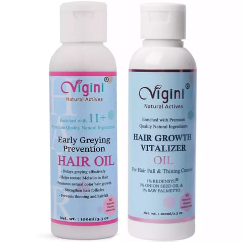 Vigini Redensyl Hair Care Nourishing Growth Regrowth Tonic Revitalizer & Anti Greying Prevention Oil