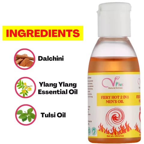Vigini Pure Premium Gold Shilajit Resin Testosterone Level & Fiery Hot Sensual Massage Lubricant Oil