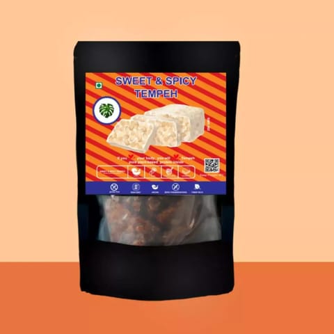 Tempeh Chennai | Sweet and Spicy Tempeh | The Heat and Eat, 200g