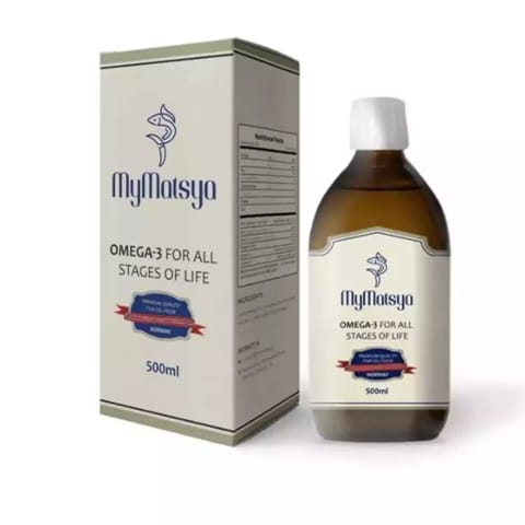 MyMatsya Omega-3 Rich Cod Liver Oil (500ml)
