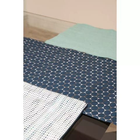 Dotted Table Mats - Set of 2 - Teal