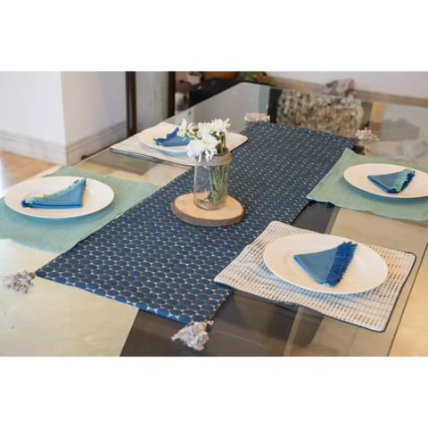 Dotted Table Mats - Set of 4 - Teal