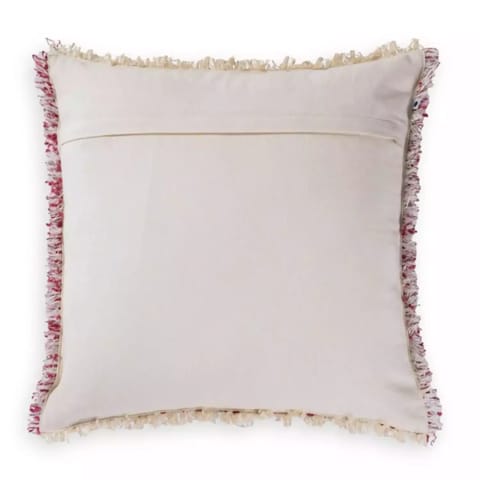Flakes Cushion Cover-20x20-French Rose