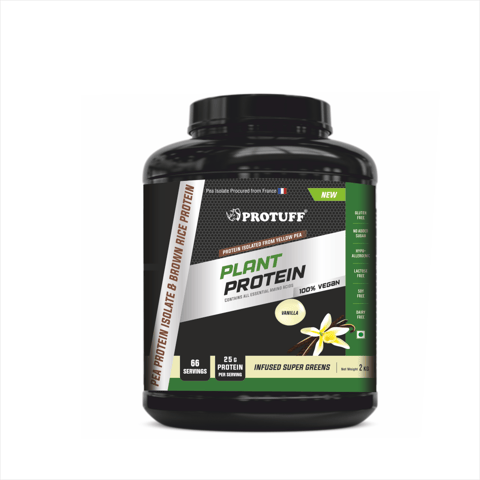 PROTUFF Plant Protein Vanilla 2 Kgs 66 Servings