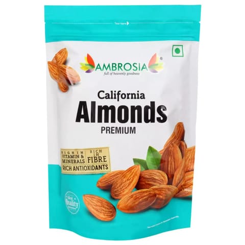 Ambrosia Premium California Whole Almonds 500g