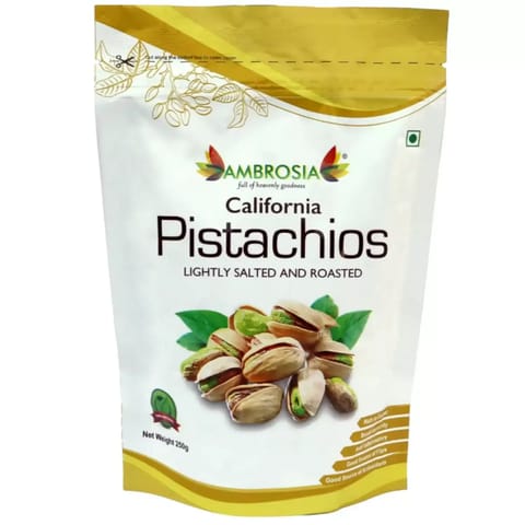 Ambrosia California Pistachios Roasted Salted 250g