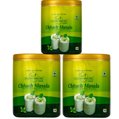 Apni Matrubhumi Chhach Masala Pack of 3 (100g x 3) (Chaas Masala  Buttermilk Powder, Agmark Grade)